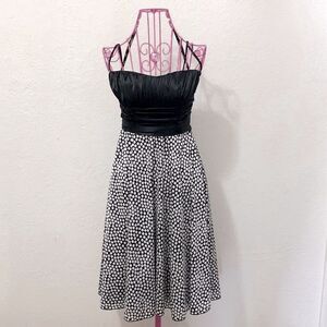 XOXO black and white cocktail dress